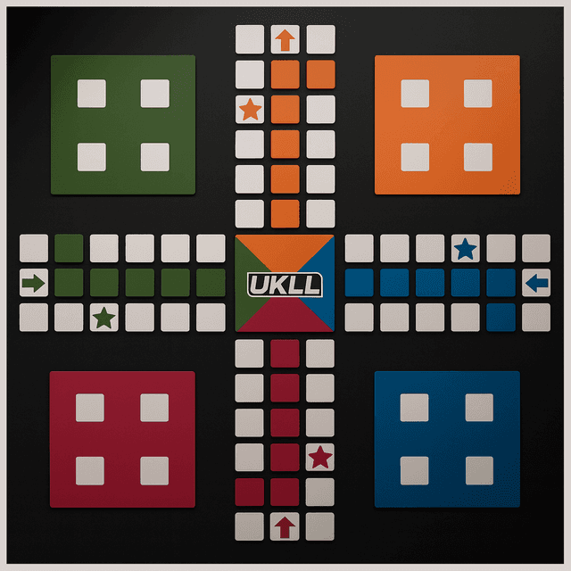 UK Ludo League board